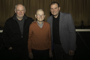2016.11.24 in cinema De Keizer, met Gilbert Desmet en Ignace Desmet (c) foto Guy Beeusaert